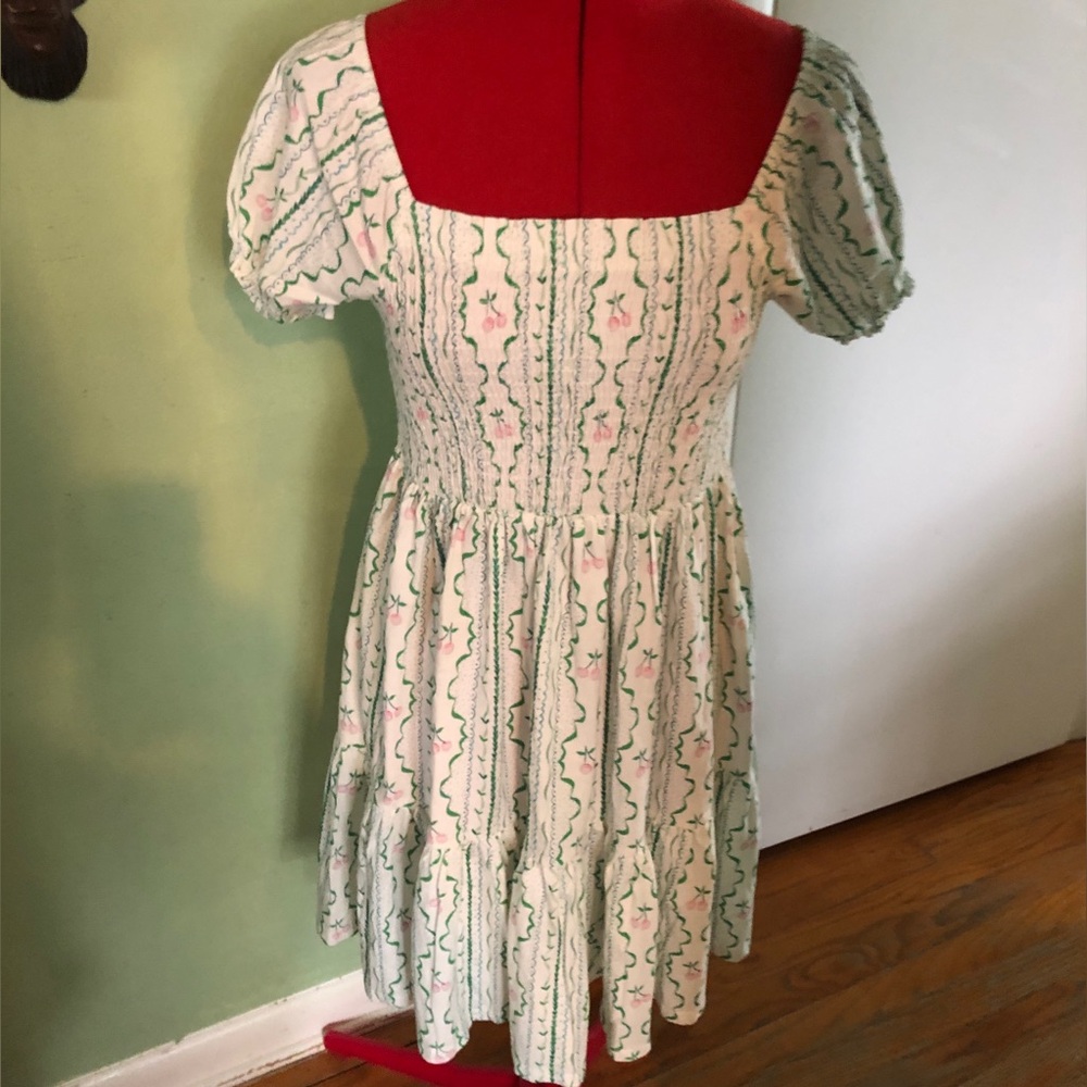 SweetHoney Floral Puff Sleeve Dress